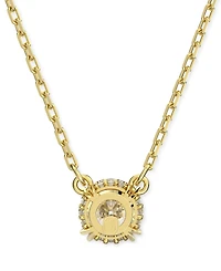 Swarovski Silver-Tone Constella Crystal Pendant Necklace, 14-7/8" + 2" extender
