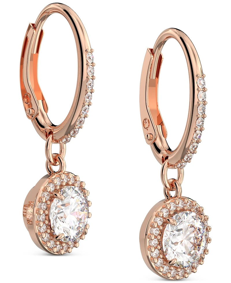 Swarovski Silver-Tone Constella Crystal Drop Earrings