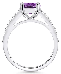 Macy's Amethyst (2-1/2 ct. t.w.) and Diamond (1/4 Ring 14K Gold