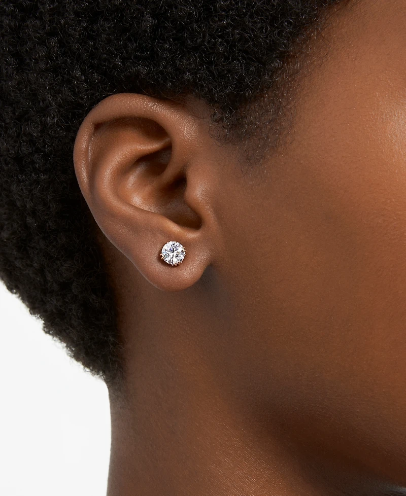Swarovski Silver-Tone Constella Crystal Stud Earrings