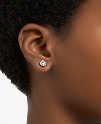 Swarovski Silver-Tone Constella Crystal Stud Earrings