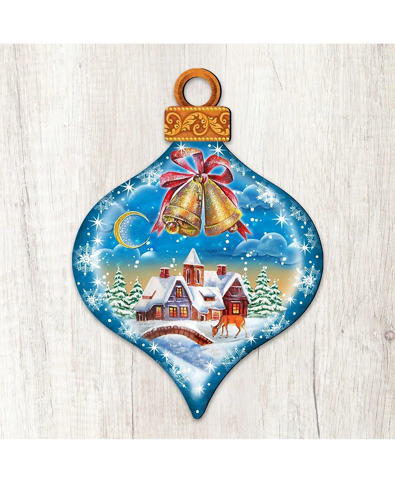 Designocracy Drop Garden Wooden Decor