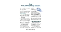 Fix-It and Forget-It Big Cookbook: 1400 Best Slow Cooker Recipes! by Phyllis Good