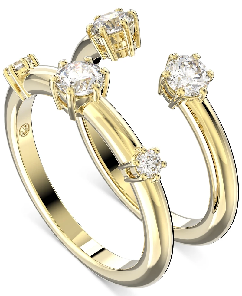 Swarovski 2-Pc. Set Constella Crystal Ring