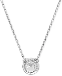 Swarovski Silver-Tone Constella Crystal Pendant Necklace, 14-7/8" + 3" extender