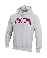 Men's Champion Gray Bethune-Cookman Wildcats Tall Arch Pullover Hoodie