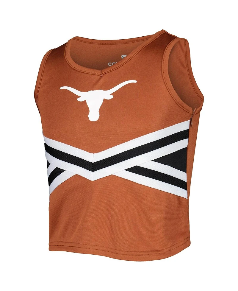 Big Girls Colosseum Texas Orange Texas Longhorns Carousel Cheerleader Set