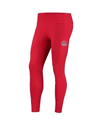 Women's ZooZatz Scarlet Ohio State Buckeyes Pocketed Leggings