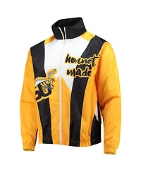 Men's Tones of Melanin Black Alabama State Hornets Anorak Full-Zip Jacket