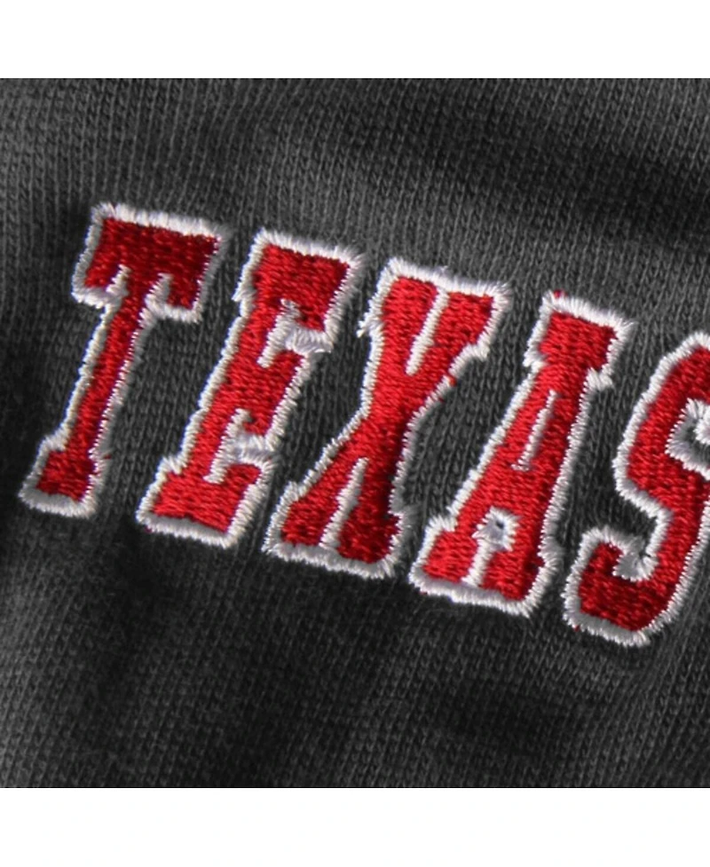 Big Boys Stadium Athletic Charcoal Texas Tech Red Raiders Logo Pullover Hoodie