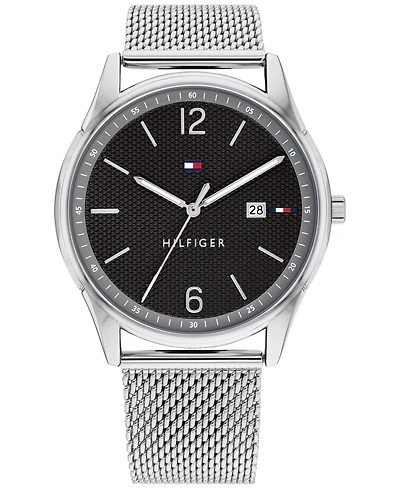 Tommy Hilfiger Men's Stainless Steel Mesh Bracelet Watch 42mm