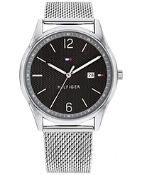Tommy Hilfiger Men's Stainless Steel Mesh Bracelet Watch 42mm