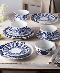 Noritake Sandefjord 12 Piece Dinnerware Set, Service For 4