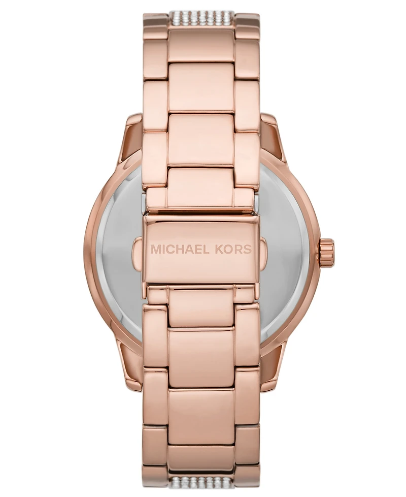 Michael Kors Women's Tibby Multifunction Rose Gold-Tone Stainless Steel Bracelet Strap Watch 40mm