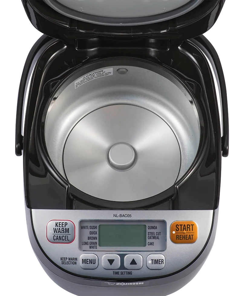 Zojirushi Nl-BAC05SB Micom 3-cup Rice Cooker & Warmer