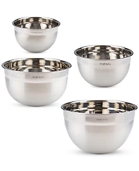 Tovolo 4-Pc. Stainless Steel Prep & Serve Mixing Bowl Set