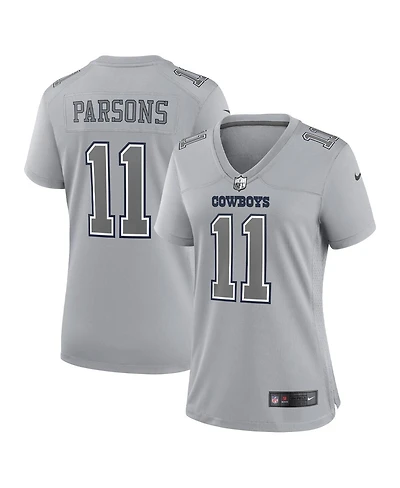 Women's Nike Micah Parsons Gray Dallas Cowboys Atmosphere Fashion Game Jersey