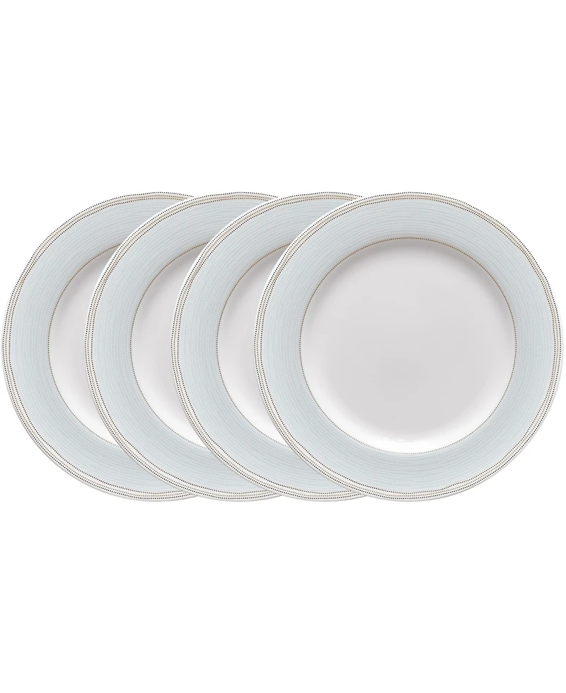 Noritake Linen Road Set of 4 Bread Butter and Appetizer Plates, Service For 4