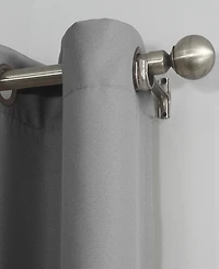 Valerie Heathered Texture Semi-Sheer Grommet Curtain Panel