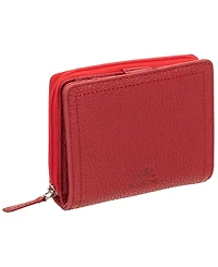 Mancini Women's Pebbled Collection Rfid Secure Mini Clutch Wallet