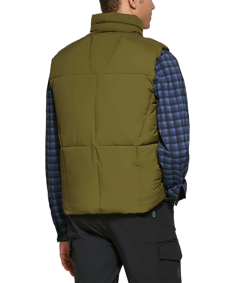 Bass Outdoor Men's Glacier Quilted Full-Zip Hiking Vest