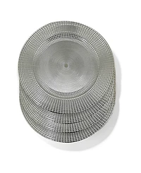 American Atelier Viatrix Charger Plates 13" Electroplated Set, 4 Pieces