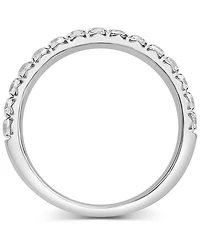 Diamond Half Circle Wedding Band (1/2 ct. t.w.) Platinum