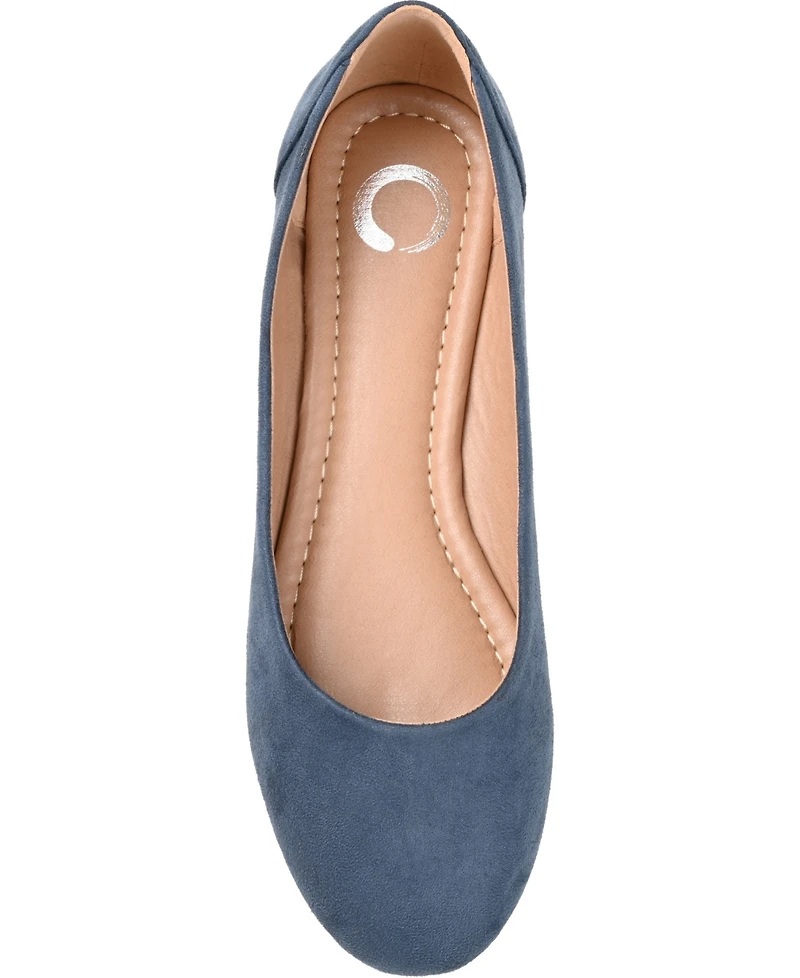 Journee Collection Women's Comfort Ballet Kavn Flats
