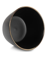 Elama Mateo Gold-Tone Cereal Bowls, Set of 6