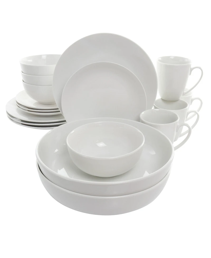 Elama Josefa 18 Pc. Dinnerware Set, Service for 4