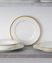 Noritake Rochelle Gold Set of 4 Salad Plates, Service For 4