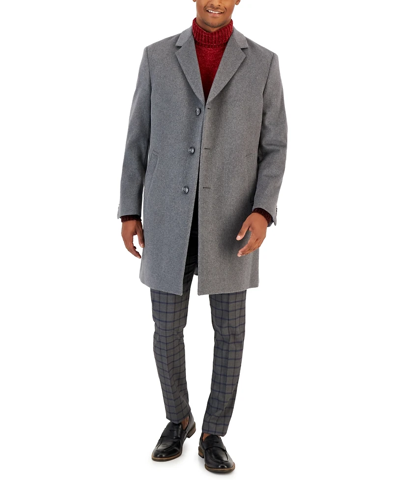 Nautica Men's Classic-Fit Camber Wool Overcoat