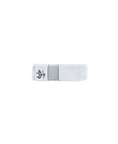 Brooks Brothers Rope Stripe Border Turkish Cotton Hand Towel, 28" x 16"