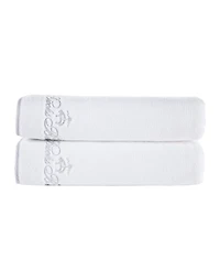 B by Brooks Brothers Contrast Frame 2 Piece Turkish Cotton Bath Sheet Set