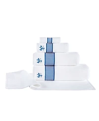 Brooks Brothers Fancy Border Piece Turkish Cotton Wash Towel Set
