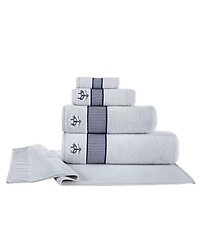 Brooks Brothers Fancy Border Piece Turkish Cotton Wash Towel Set
