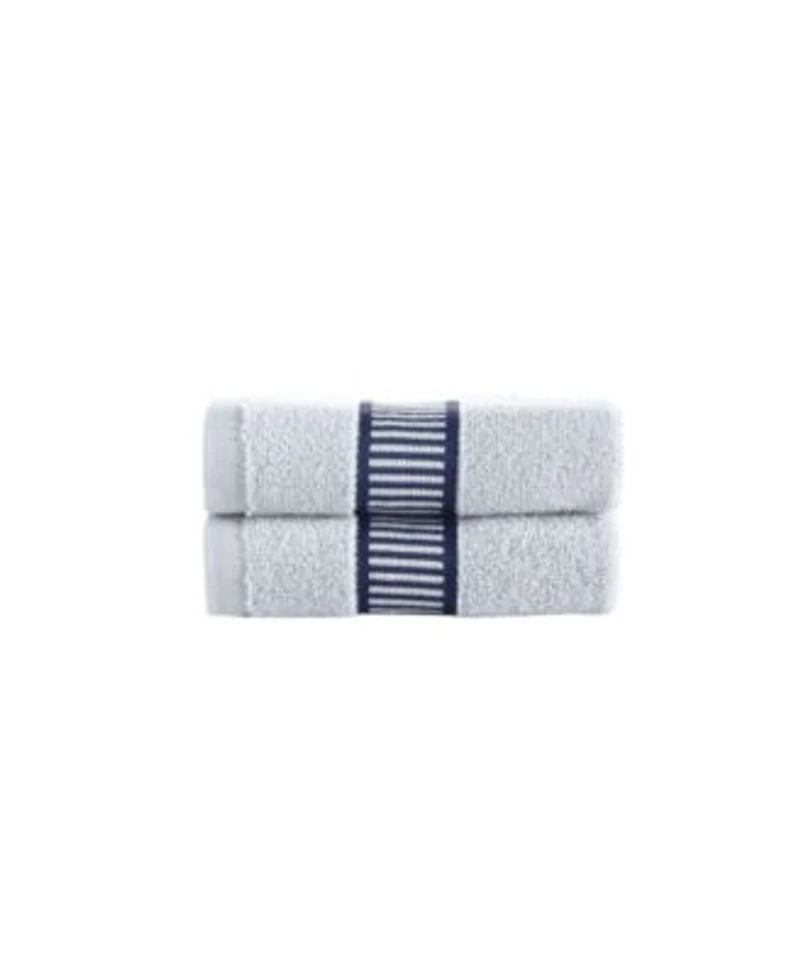 Brooks Brothers Fancy Border Bath Towels