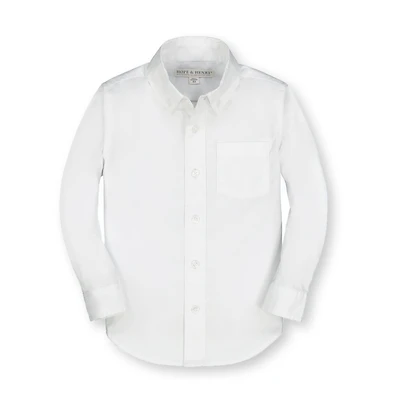 Hope & Henry Boys Poplin Button Down Shirt