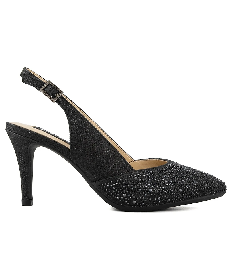 Jones New York Women's Bernie Pointed Toe Slingback Dress Pumps