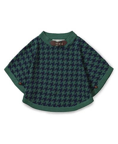 Hope & Henry Baby Girls Square Sweater Cape