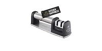 Premium Quality Knife Sharpener for Straight and Serrated Knives Stainless Steel Ceramic Tungsten