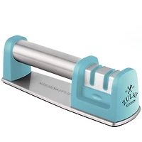 Premium Quality Knife Sharpener for Straight and Serrated Knives Stainless Steel Ceramic and Tungsten