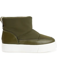Journee Collection Women's Sethie Platform Cold Weather Puffer Booties