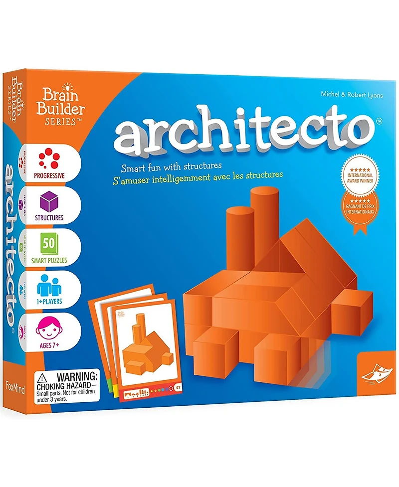 FoxMind Games Architecto Brain Builder Series 3D Geometry Puzzles Problem Solving