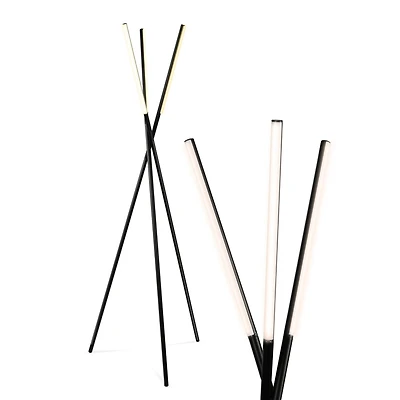 Stix 60" Dimmable Led Modern Tripod Floor Lamp