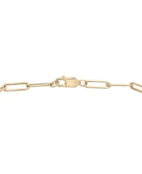 Diamond Circle Cluster Paperclip Link Bracelet (1/6 ct. t.w.) in 14k Gold-Plated Sterling Silver, Created for Macy's