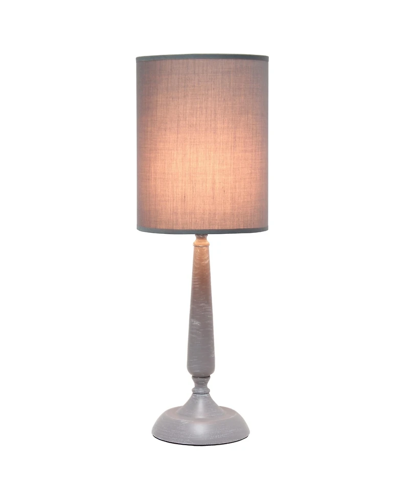 Simple Designs Traditional Candlestick Table Lamp
