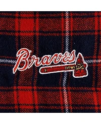 Men's Concepts Sport Navy, Red Atlanta Braves Ledger Flannel Boxers