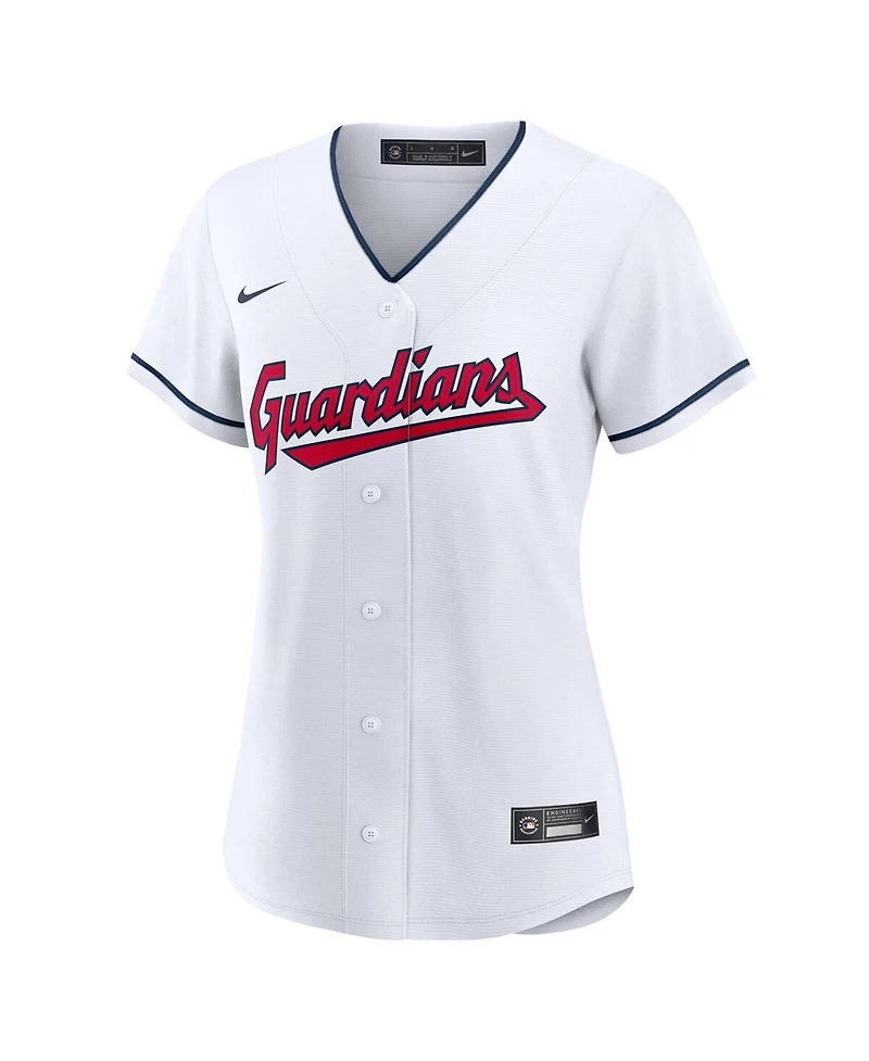 Men's Nike White Cleveland Guardians Home Replica Team Jersey