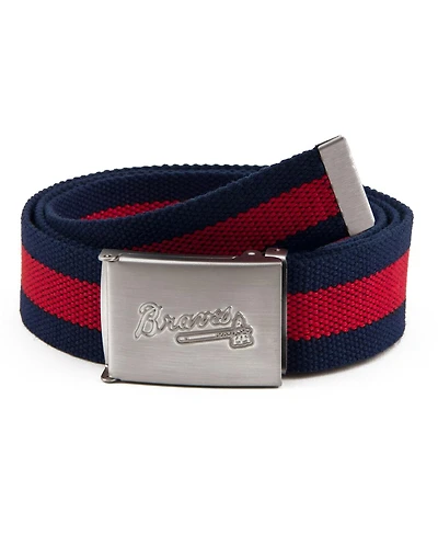 Men's Atlanta Braves Fabric Belt